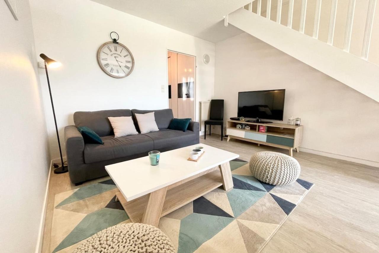 T3 Duplex Top Cosy Balcon 300M Des Plages Carnac Luaran gambar