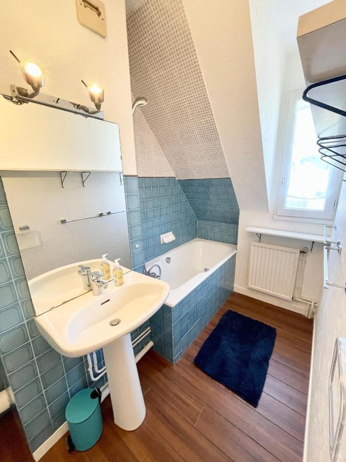 T3 Duplex Top Cosy Balcon 300M Des Plages Carnac Luaran gambar